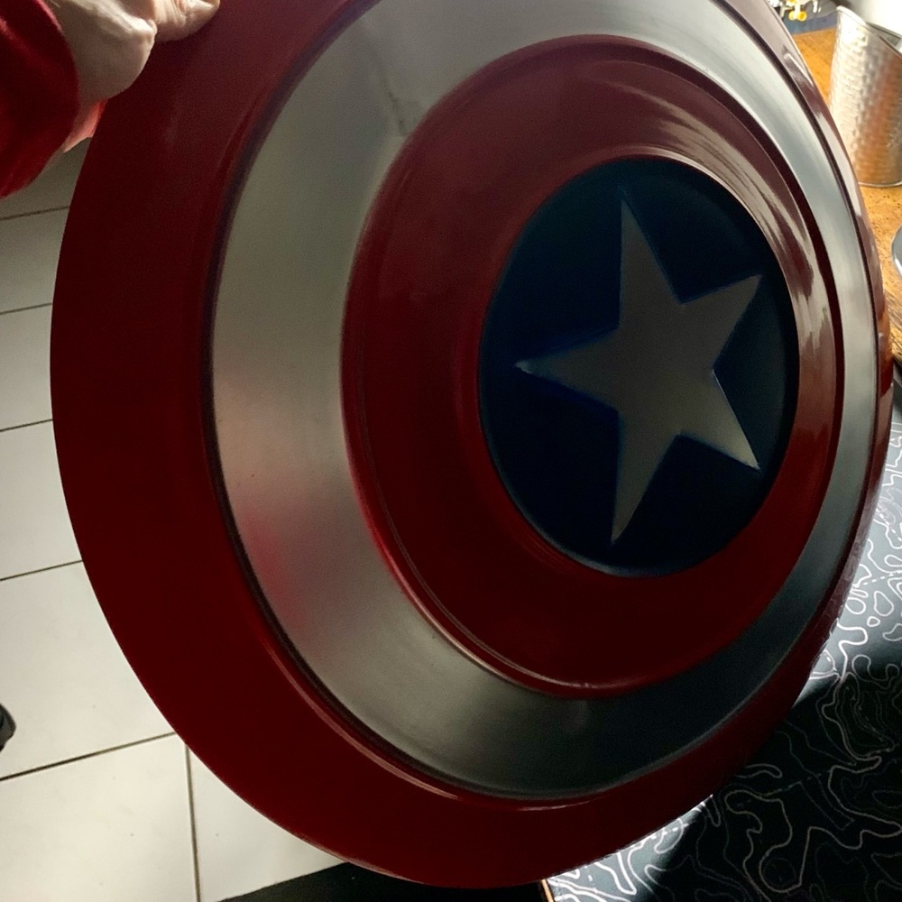 Iron Man avengers real metallic shield Bill for reference